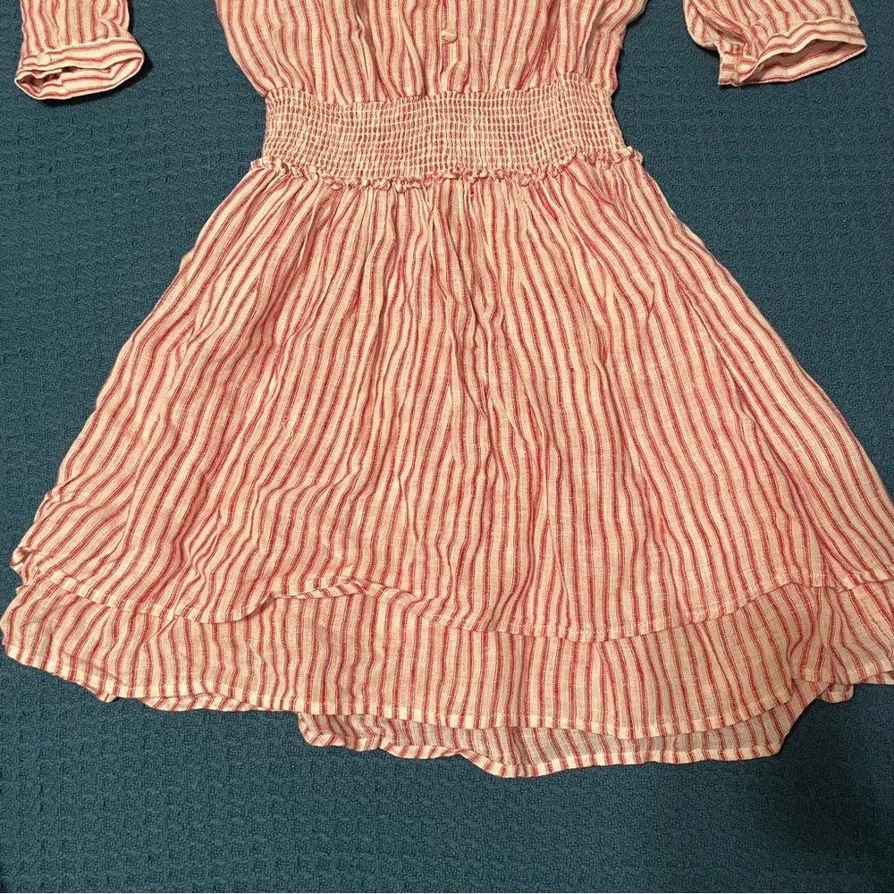 Rails XS Red/White Striped Jasmine Dress - Picture 6 of 6